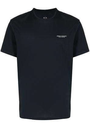 Armani Exchange chest logo-print T-shirt - Blue