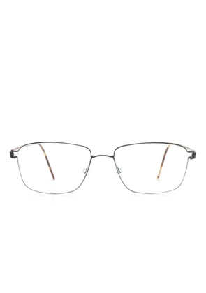 Lindberg Nicholas rectangle-frame glasses - Brown