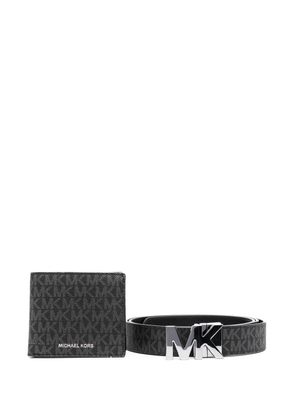 Michael Kors logo print Belt Box Set - Black