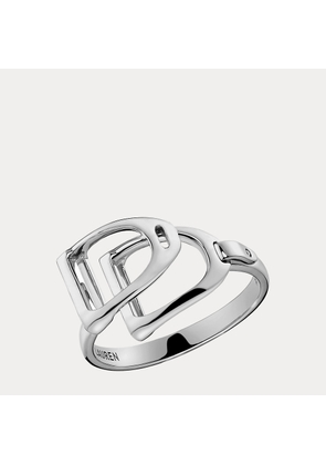 Sterling Silver Double-Stirrup Ring