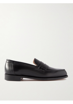 Grenson - Epsom Leather Penny Loafers - Men - Black - UK 6