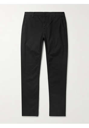 Nudie Jeans - Easy Alvin Slim-Fit Organic Cotton-Blend Trousers - Men - Black - 28W 32L