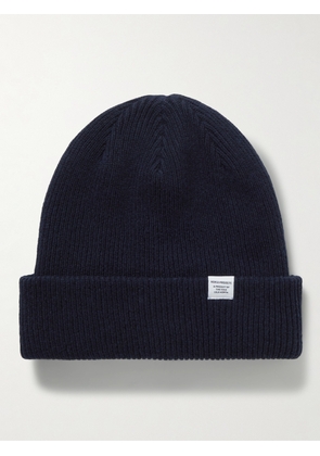 Norse Projects - Ribbed Wool Beanie - Men - Blue
