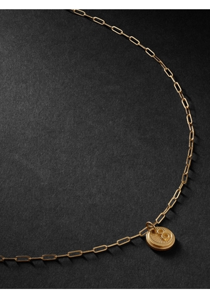 Foundrae - Mini Karma 18-Karat Gold Necklace - Men - Gold