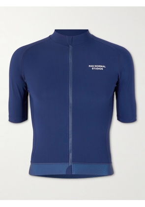 Pas Normal Studios - Essential Logo-Print Cycling Jersey - Men - Blue - S