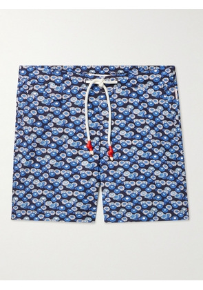Orlebar Brown - Fantasy Floral II Slim-Fit Mid-Length Floral-Print Swim Shorts - Men - Blue - UK/US 28