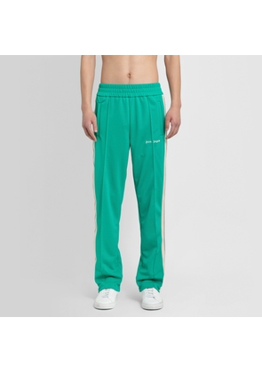 PALM ANGELS MAN GREEN TROUSERS