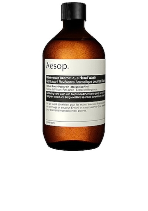 Aesop Reverence Aromatique Hand Wash 500ml Refill with Screw Cap in N/A - Beauty: NA. Size all.