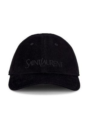 Saint Laurent Hat in Black - Black. Size all.