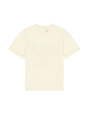 Honor The Gift Amp'd Up Tee in Bone - Cream. Size L (also in M).