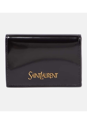 Saint Laurent Logo leather card case