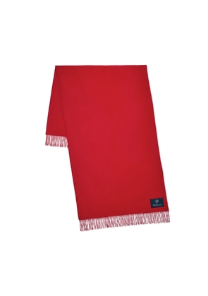 Mulberry Solid Merino Wool Scarf - Lancaster Red