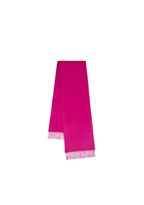 Mulberry Small Solid Merino Wool Scarf - Mulberry Pink