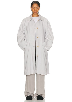 The Row Garth Coat in LIGHT GREY - Light Grey. Size S (also in ).