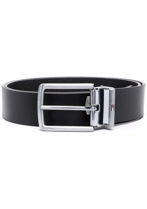 Tommy Hilfiger buckle-fastening leather belt - Black