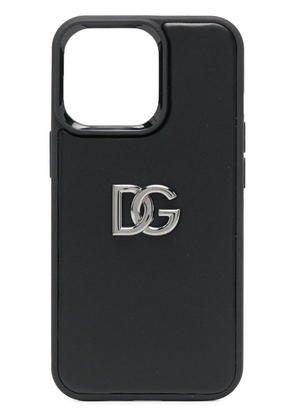 Dolce & Gabbana logo iPhone 13 Pro case - Black