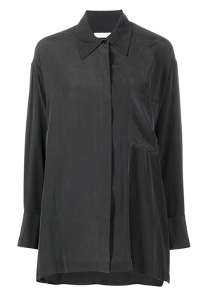 Equipment long-sleeve button-fastening shirt - Black