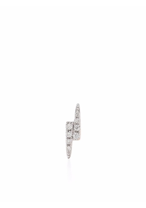 Djula 18kt rose gold Lightning single diamond earring - Pink