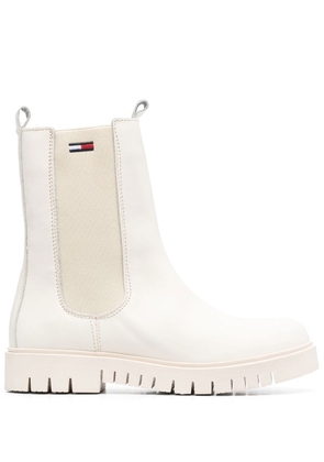 Tommy Jeans leather Chelsea boots - Neutrals