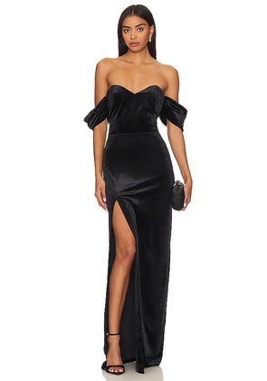 Amanda Uprichard X Revolve Falcon Gown in Black. Size L, S, XL, XS.
