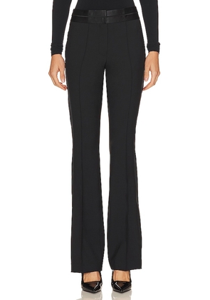 Helmut Lang Bootcut Pant in Black. Size 00, 4.