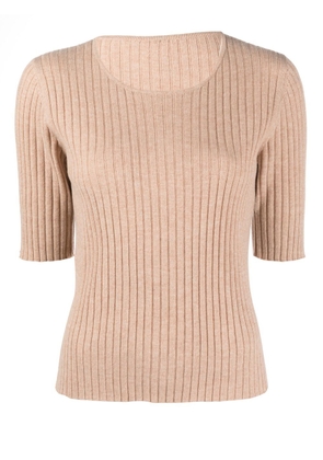 ERES Intime ribbed-knit top - Neutrals