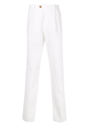 Brunello Cucinelli straight-leg chino trousers - White