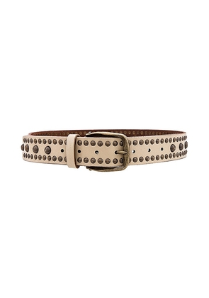 Free People X We The Free Sola Stud Belt in Taupe. Size S/M.