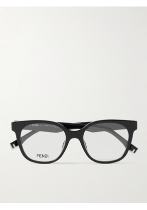 Fendi - D-frame Acetate Optical Glasses - Black - One size