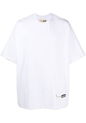 Incotex logo print T-shirt - White