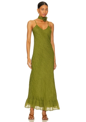 Mes Demoiselles Nuval Dress in Green. Size 38/6, 42/10, 44/12.