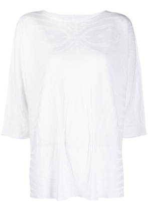 Le Tricot Perugia round neck t-shirt - White