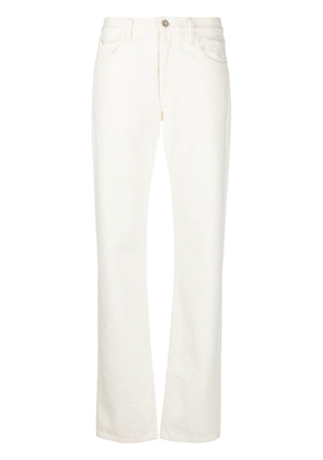 The Attico high-rise straight-leg jeans - White