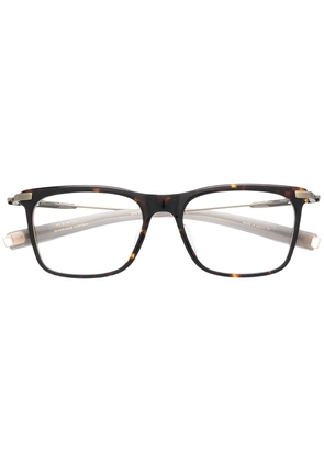 Dita Eyewear tortoiseshell square-frame glasses - Grey