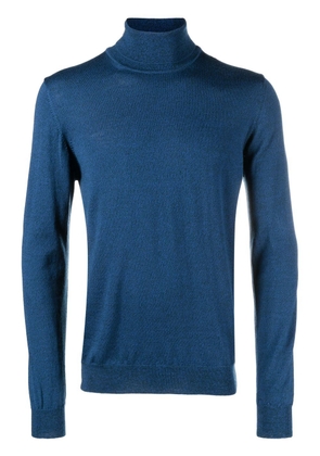 J.Lindeberg Lyd merino funnel-neck sweater - Blue