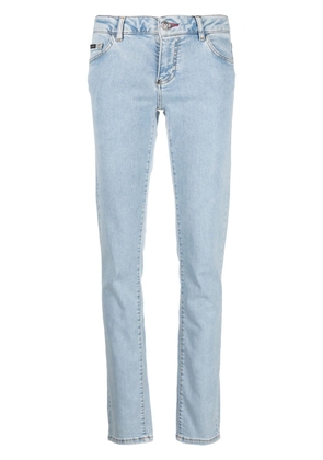 Philipp Plein light-wash slim-cut jeans - Blue