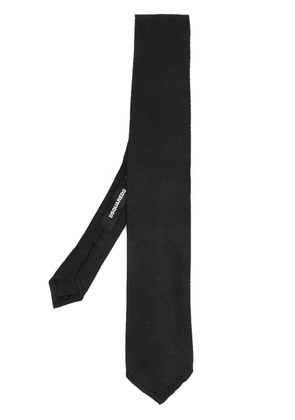 Dsquared2 textured silk tie - Black