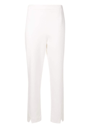 Alcaçuz cropped skinny-fit trousers - White