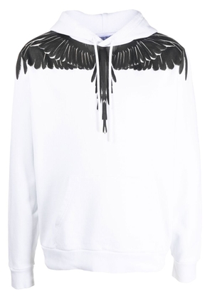 Marcelo Burlon County of Milan logo-print pullover hoodie - White