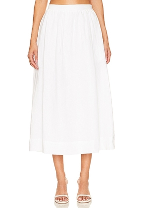 Rhode Aaron Skirt in White. Size M, S, XS.