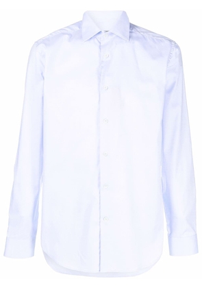 Corneliani long-sleeve cotton shirt - Blue