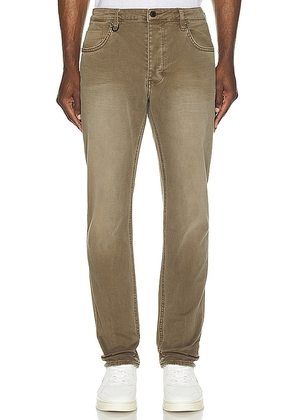 NEUW Lou Slim Jeans in Olive. Size 32, 36.