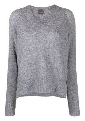 Lorena Antoniazzi v-neck knitted jumper - Grey