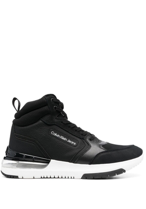 Calvin Klein logo-detail sporty runner boots - Black