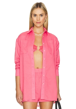 JADE SWIM Mika Top in Pink. Size S/M.
