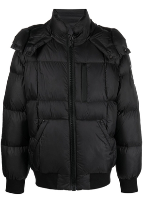 Moose Knuckles padded zip-ip coat - Black
