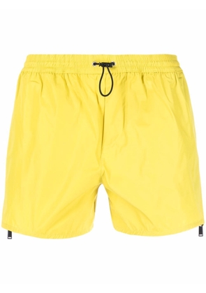Dsquared2 drawstring swim shorts - Yellow