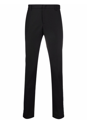 DONDUP mid-rise slim-fit trousers - Black