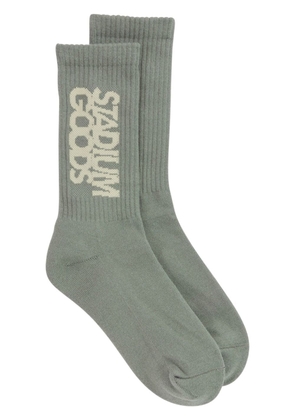 STADIUM GOODS® ribbed logo 'Dry Moss' socks - Green