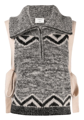 Onefifteen X Beyond The Radar knitted vest - Grey